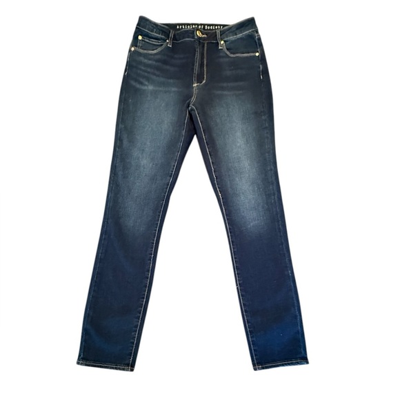 NWOT Articles Of Society Blue Skinny Jeans Size 27 - Picture 1 of 10